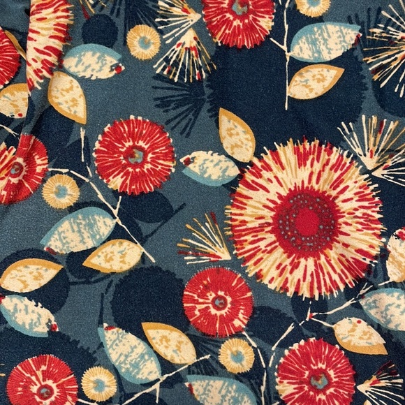 LuLaRoe leggings tall n curvy great muted colors - Picture 2 of 4